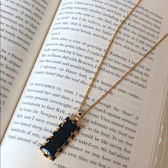 Sorrelli Jewelry - 💰 SALE Sorrelli Jet Rectangular Pendant Necklace